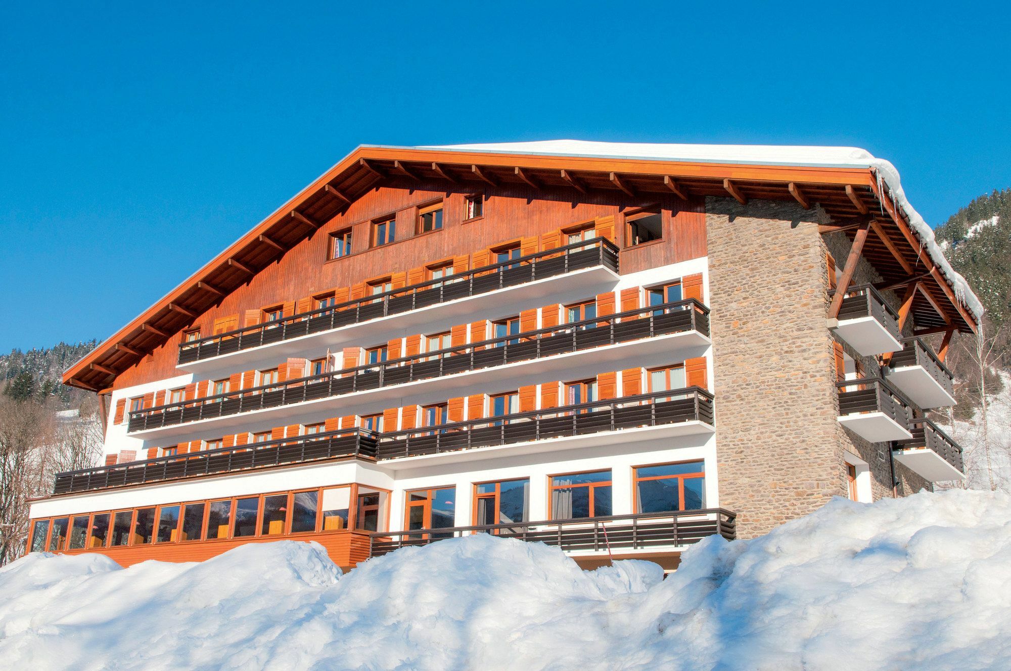 Hotel Vacances Bleues Les Chalets Du Prariand Межев Екстер'єр фото