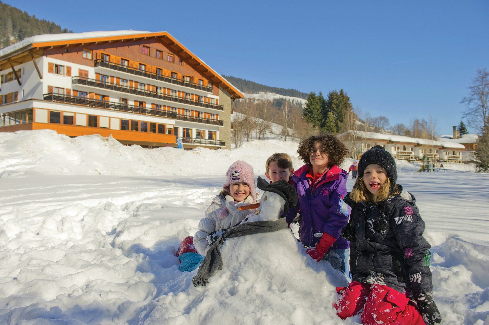 Hotel Vacances Bleues Les Chalets Du Prariand Межев Екстер'єр фото